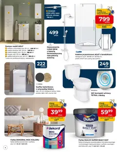Pogląd oferty "Mrówka gazetka - Radomsko" - ważna od 12.03.2026 | Strona: 6 | Produkty: Umywalka, Bateria, Szafka łazienkowa