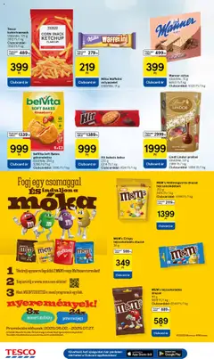 Tesco akciós ujság - amely érvényes a következő dátumtól: 17.07.2025 | Oldal: 22 | Termékek: Waffelini, Ostyaszelet, Drazsé, Ketchup