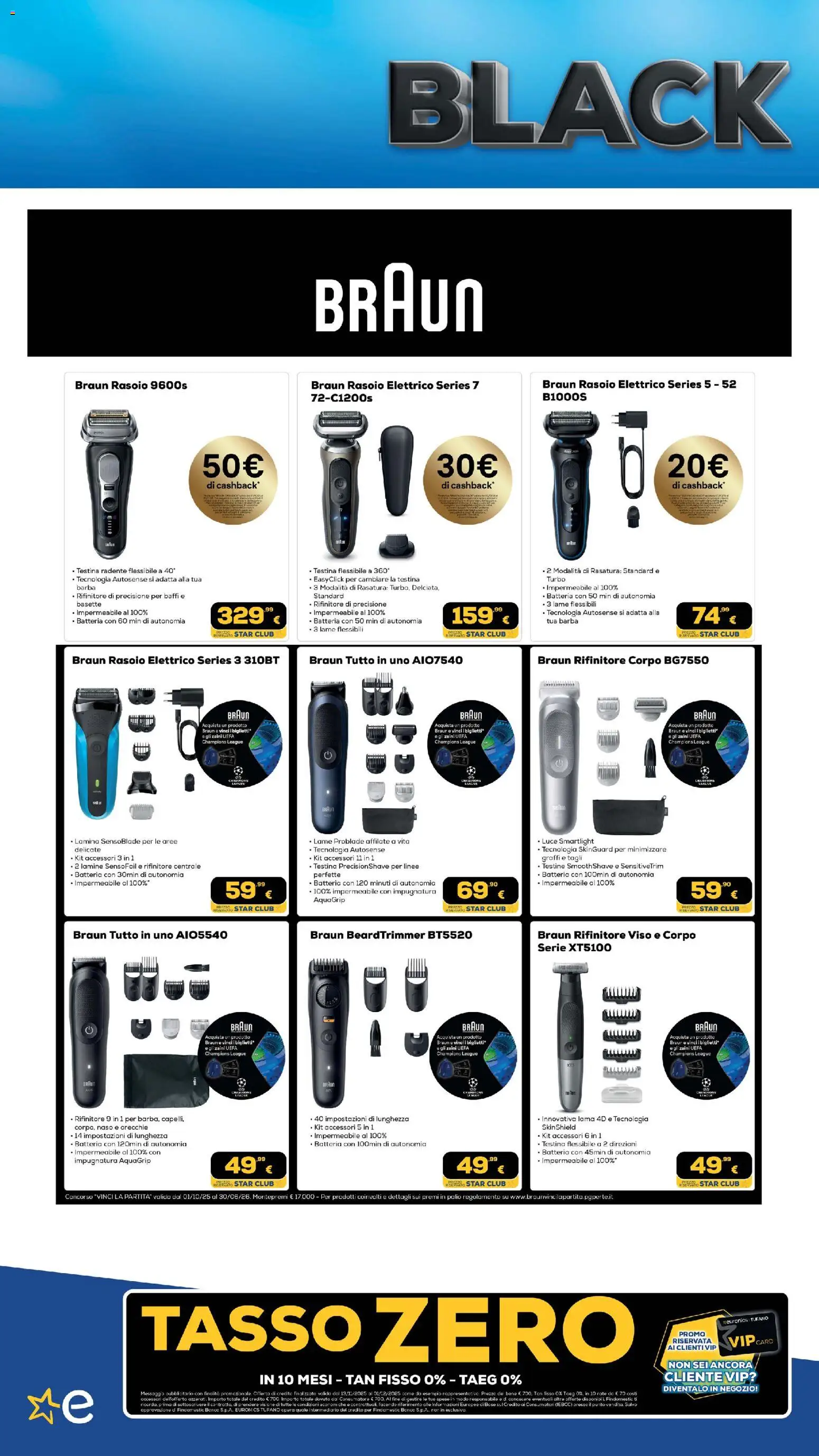 Volantino Euronics del 13.11.2025 | Pagina: 355 | Prodotti: Rasoio, Rasoio elettrico, Batteria