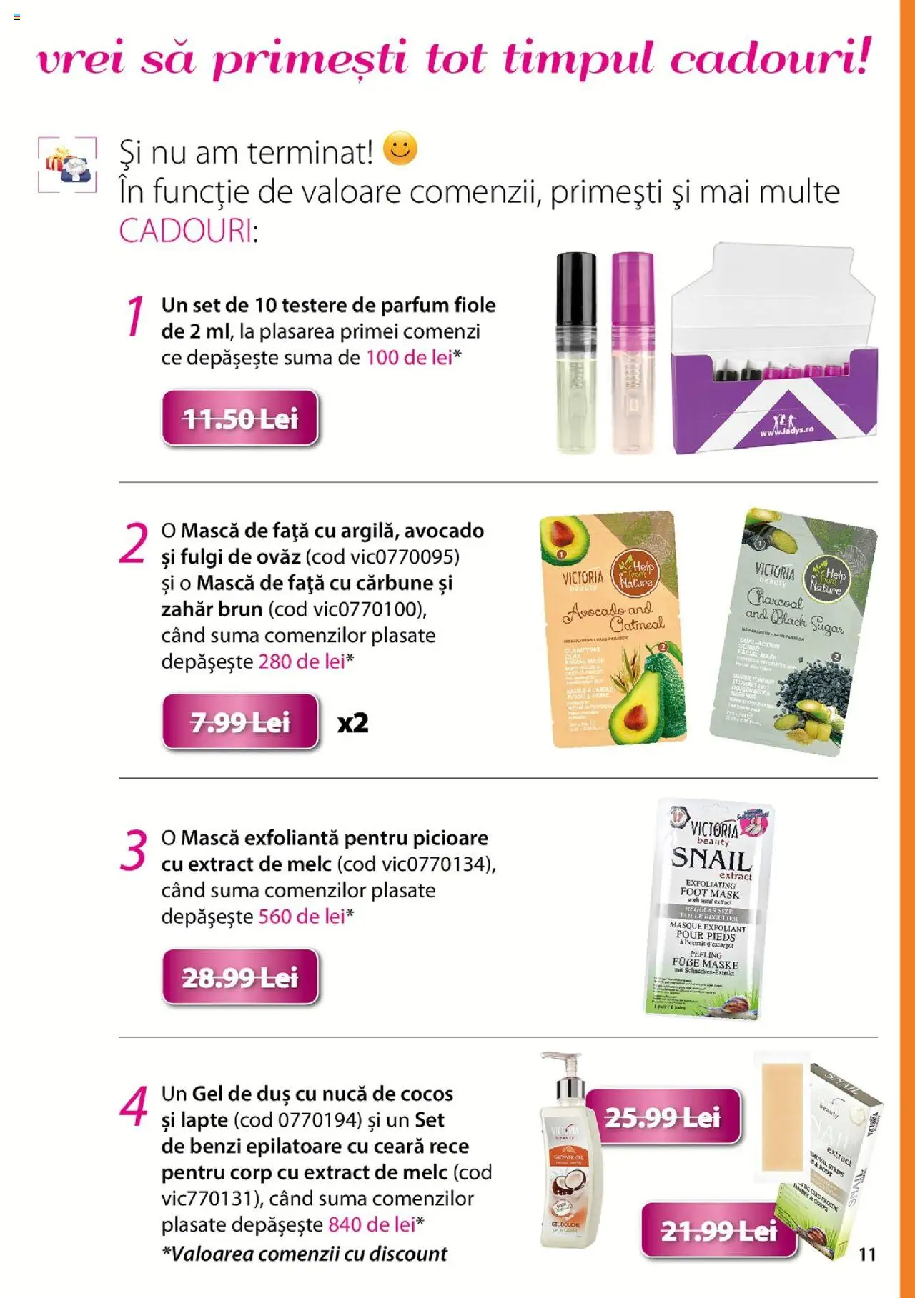 Lady’s catalog - Manual – valabil de la 17.04.2020 | Pagină: 11
