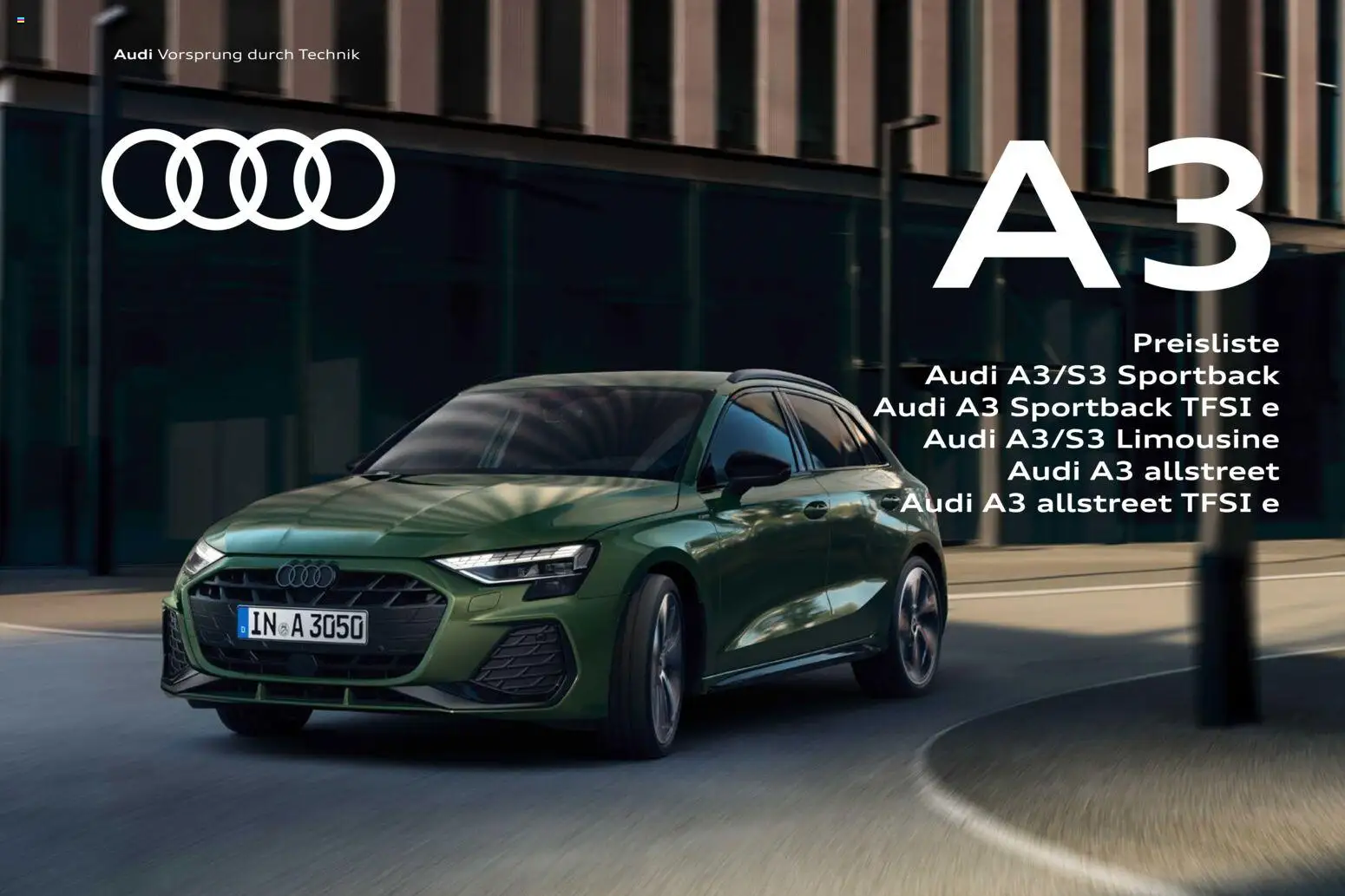 Audi A3 – gültig ab 28.10.2025 | Seite: 1