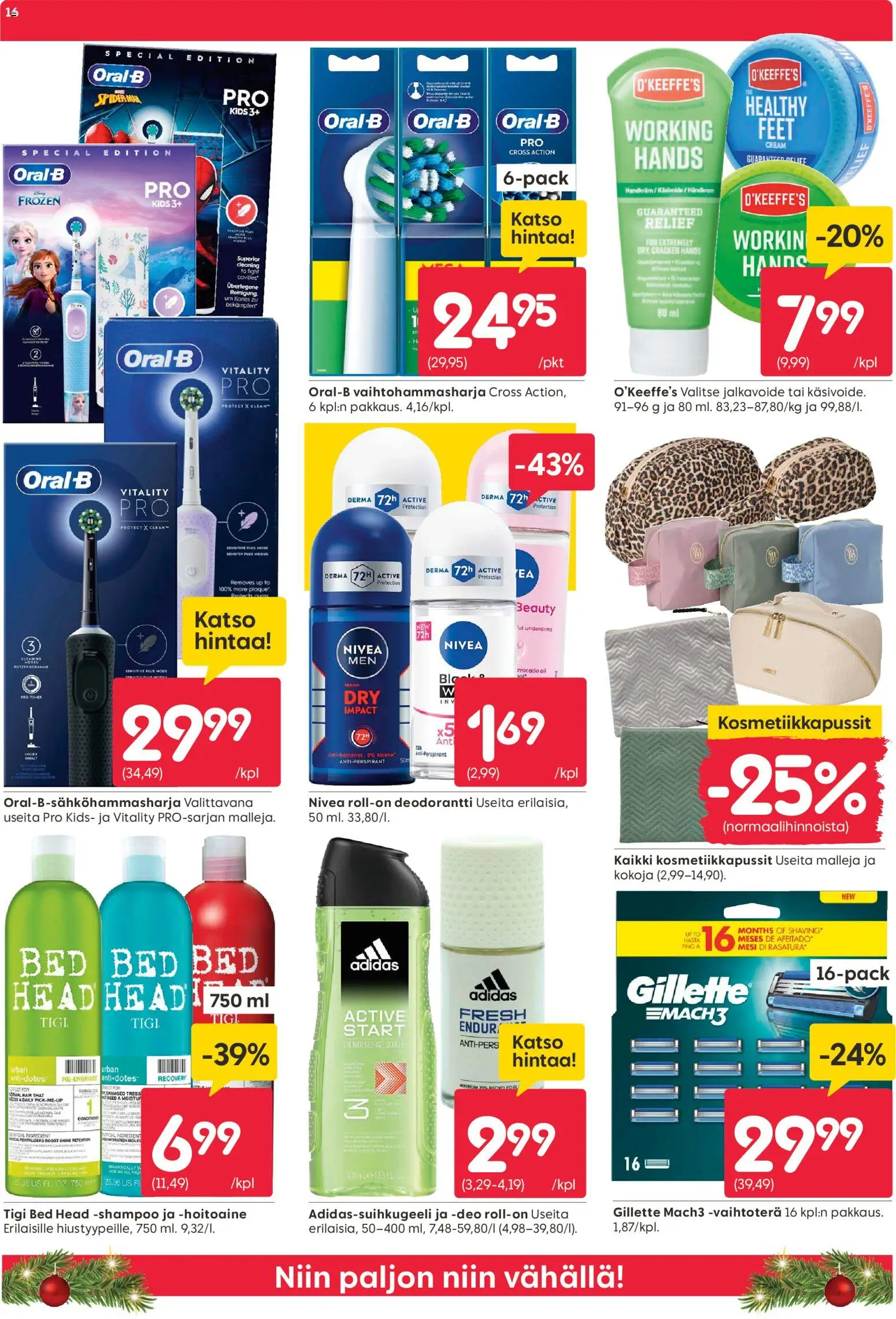 Rusta tarjoukset – voimassa 01.12.2025 alkaen | Sivu: 16 | Tuotteet: Jalkavoide, Shampoo, Käsivoide, Deodorantti