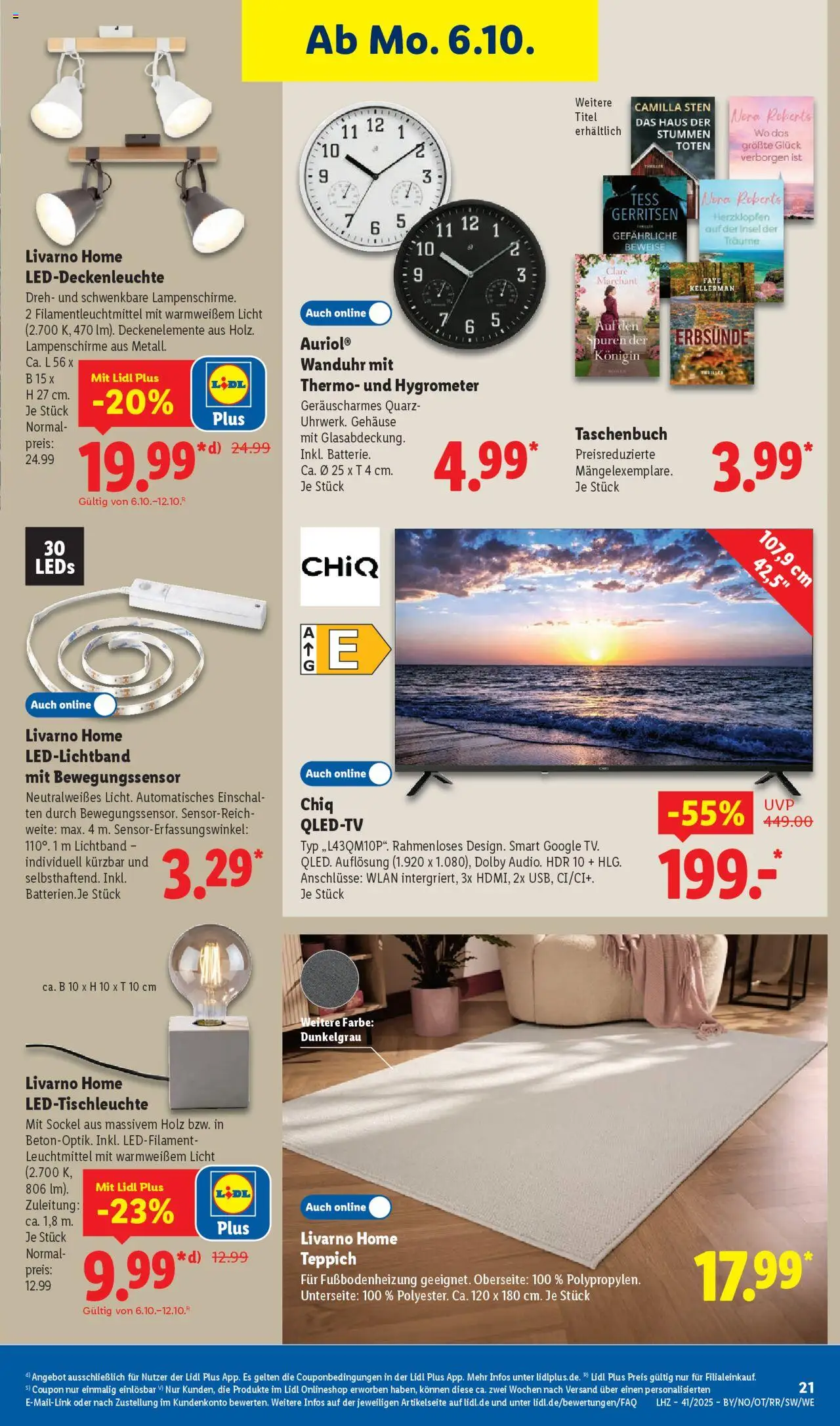 Lidl Prospekt Kornwestheim – gültig ab 06.10.2025 | Seite: 35 | Produkte: Teppich