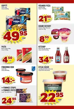Matdax erbjudanden - Förhandsvisning av reklamblad från butik Matdax aktuell från 30.03.2026 | Sida: 12 | Produkter: Pizza, Pasta, Pommes frites, Ketchup