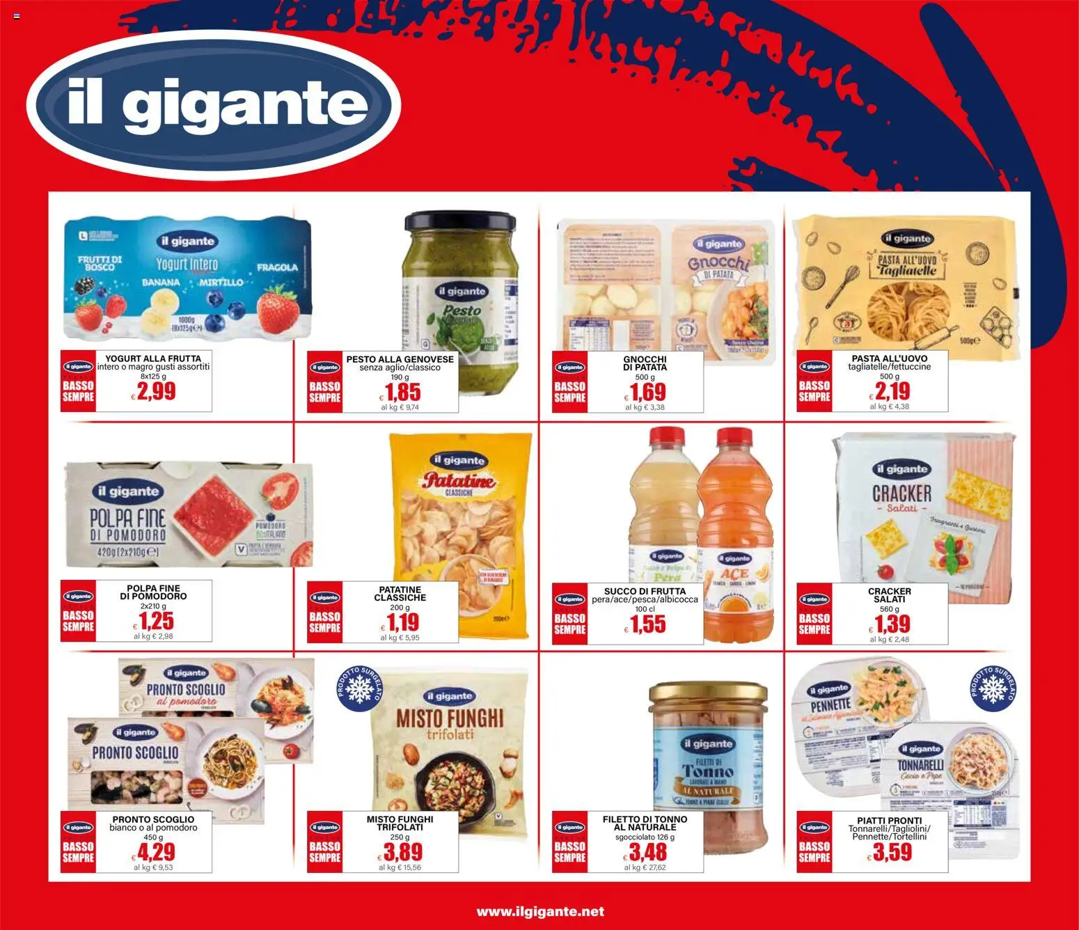 Volantino Il Gigante del 02.03.2026 | Pagina: 21 | Prodotti: Patatine, Frutta, Pomodoro, Tonno