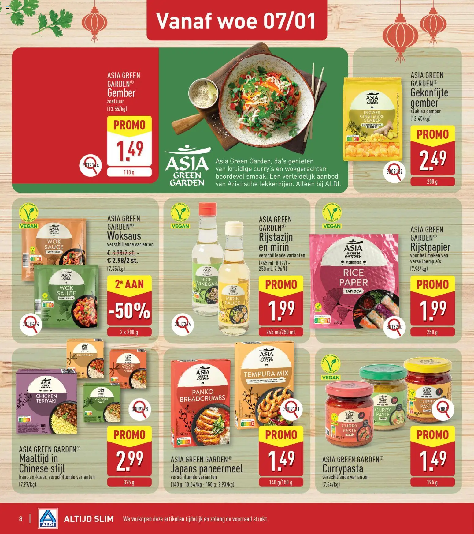 {H1} | Pagina: 8 | Producten: Gember