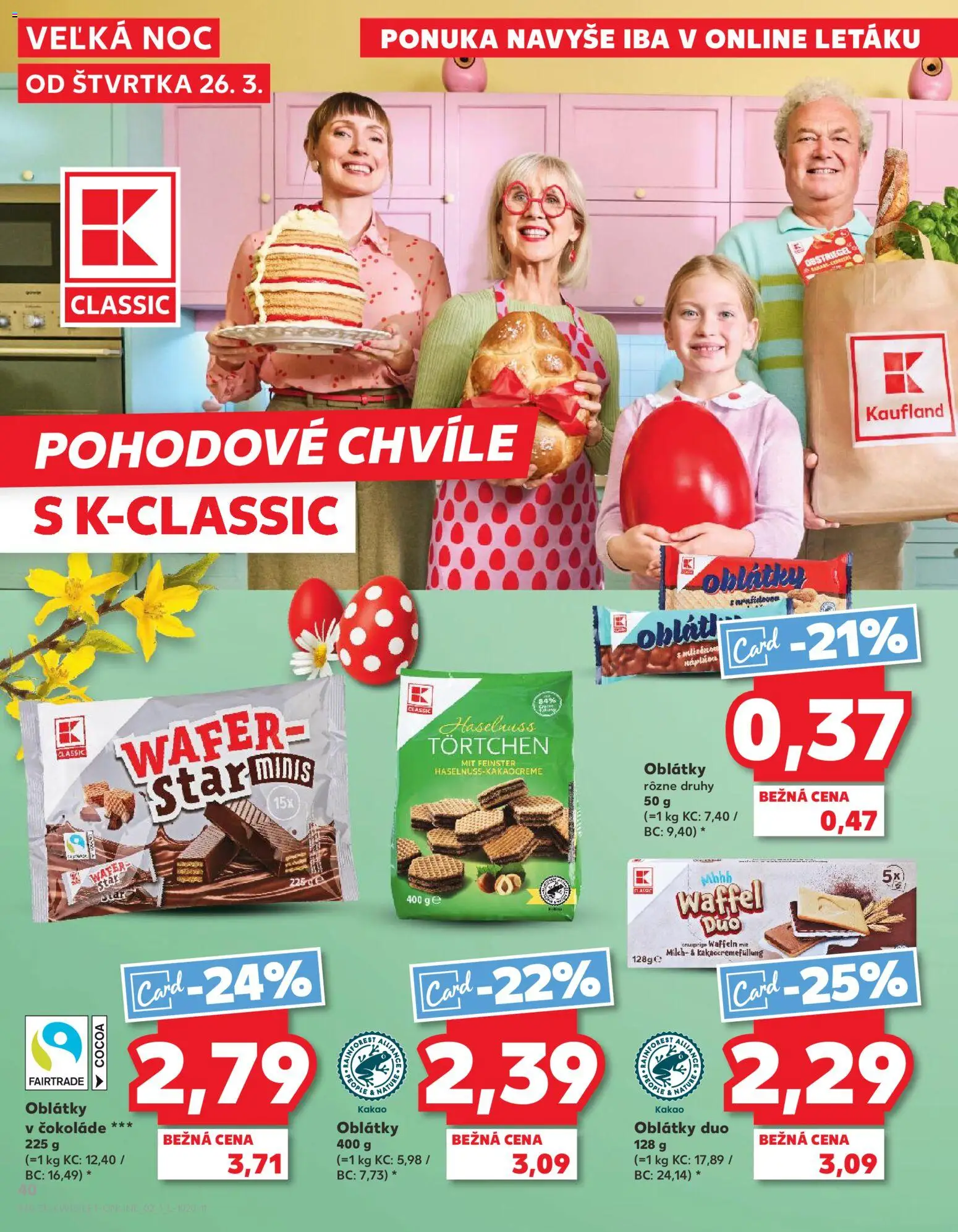 Kaufland SK akciós ujság - amely érvényes a következő dátumtól: 26.03.2026 | Oldal: 40