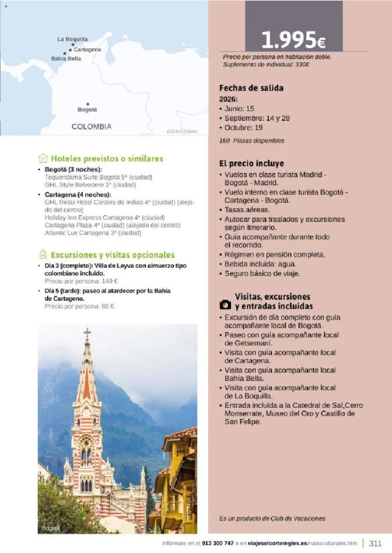 Viajes El Corte Inglés Rutas Culturales de la Comunidad de Madrid │ válido desde el 01.04.2026 | Página: 311