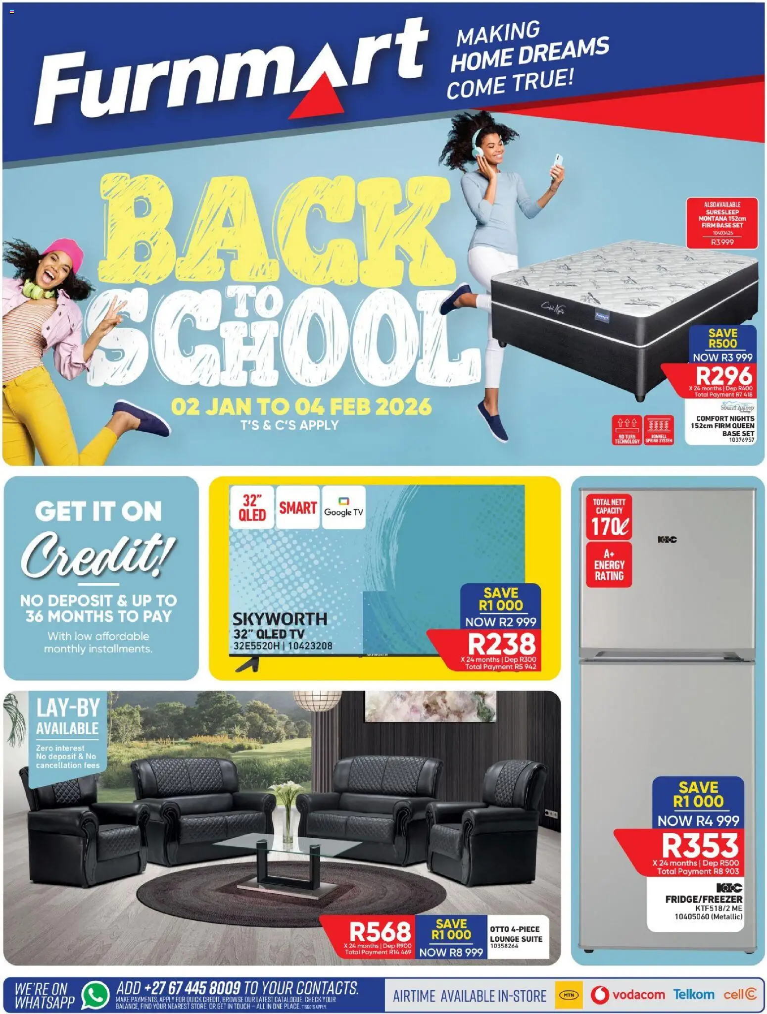 New Furnmart catalogue – valid from 02.01.2026 | Page: 1 | Products: TV, Lounge suite
