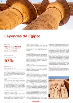 Vista previa Halcón Viajes Egipto válido desde el 01.07.2025 | Página: 52 | Productos: Navegación, Biblioteca