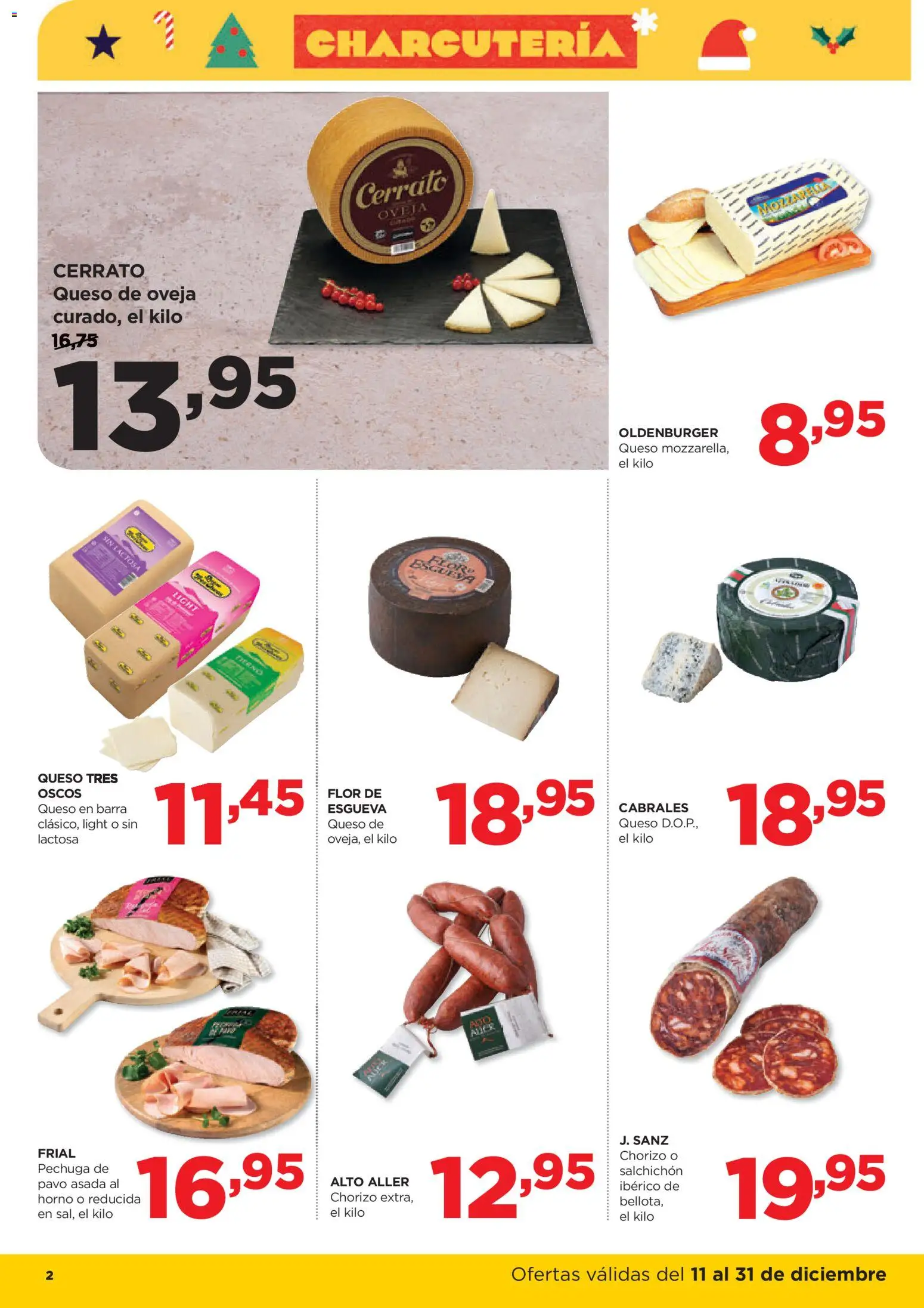 Alimerka folleto Castilla y León │ válido desde el 11.12.2025 | Página: 2 | Productos: Queso de oveja, Queso