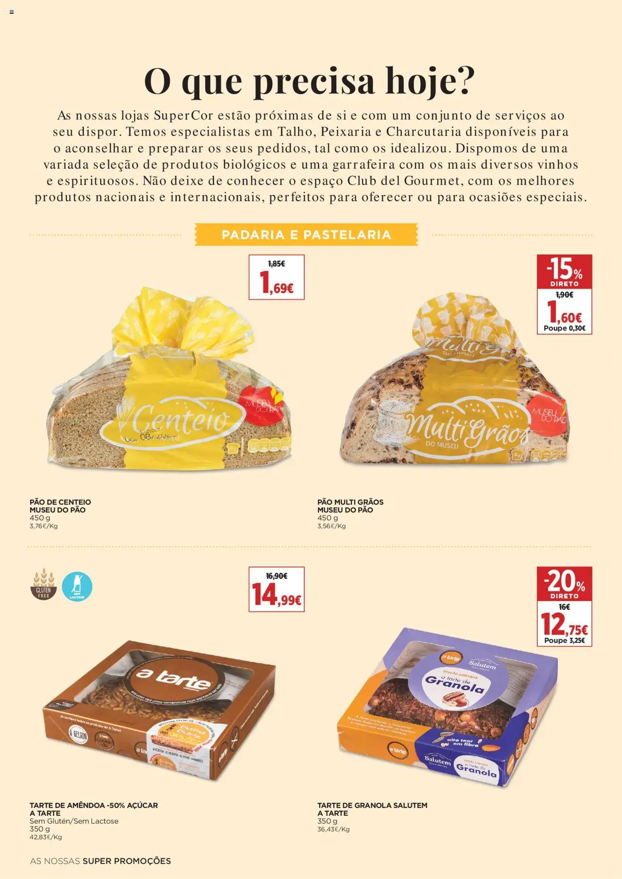 El Corte Ingles folheto │ válido de 08.08.2025 | Página: 2 | Produtos: Granola, Centeio, Pão, Tarte