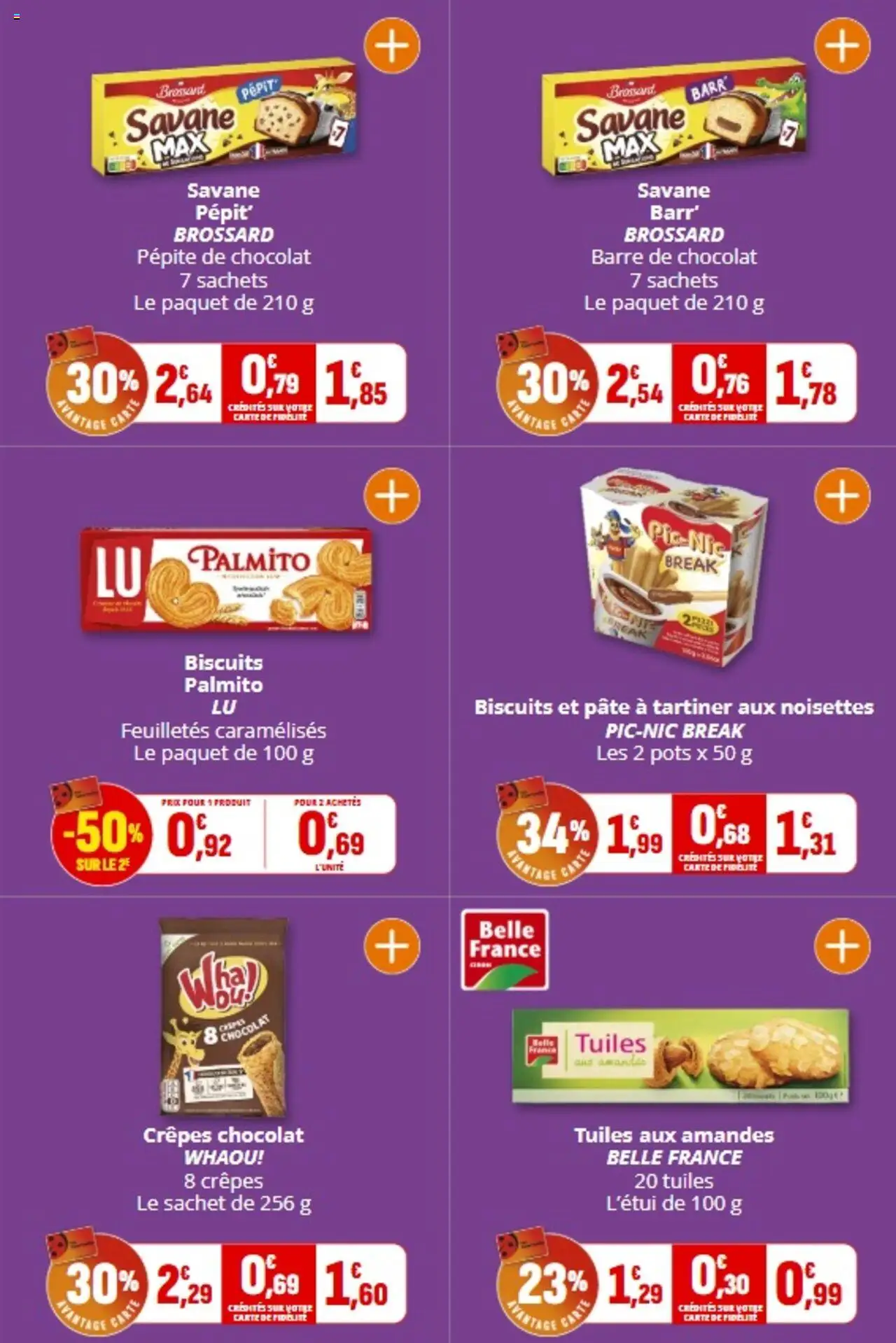  | Page: 25 | Produits: Noisettes, Pâte à tartiner, Chocolat, Biscuits
