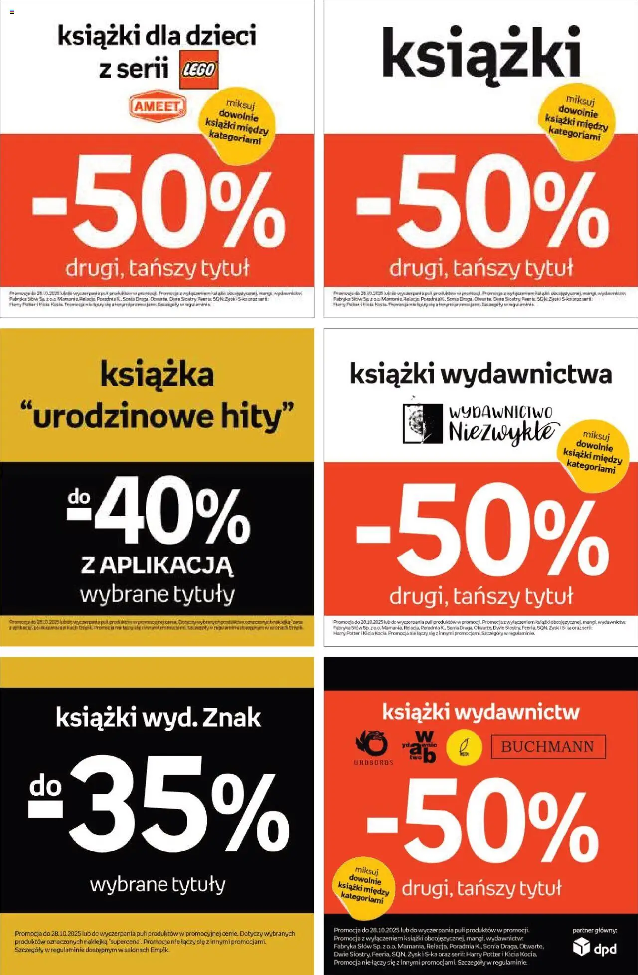 Empik promocje od 15.10.2025 | Strona: 125 | Produkty: Lego, Książki