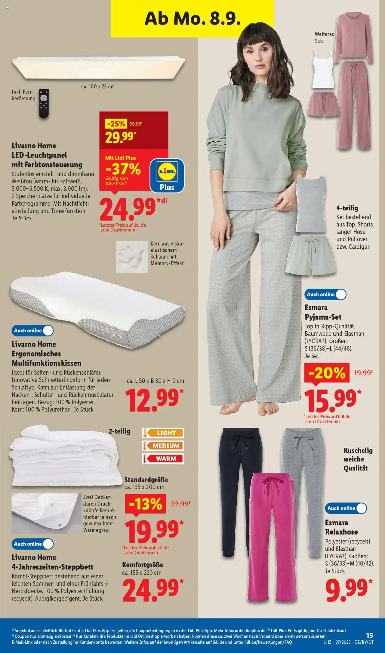 Lidl Prospekt Zossen 	 - gültig ab dem 08.09.2025 | Seite: 23 | Produkte: Cardigan, Nachtlicht, Pullover, Hose