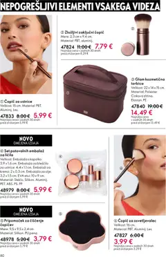 Oriflame katalog akcije – veljaven od 19.11.2025 | Stran: 80 | Izdelki: Licila, Copic, Blescilo za ustnice, Olje