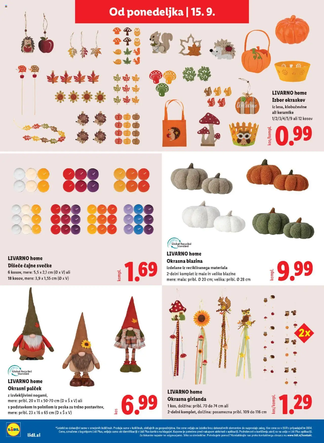 Novi Lidl katalog ponudbe – veljaven od 11.09.2025 | Stran: 48 | Izdelki: Blazina