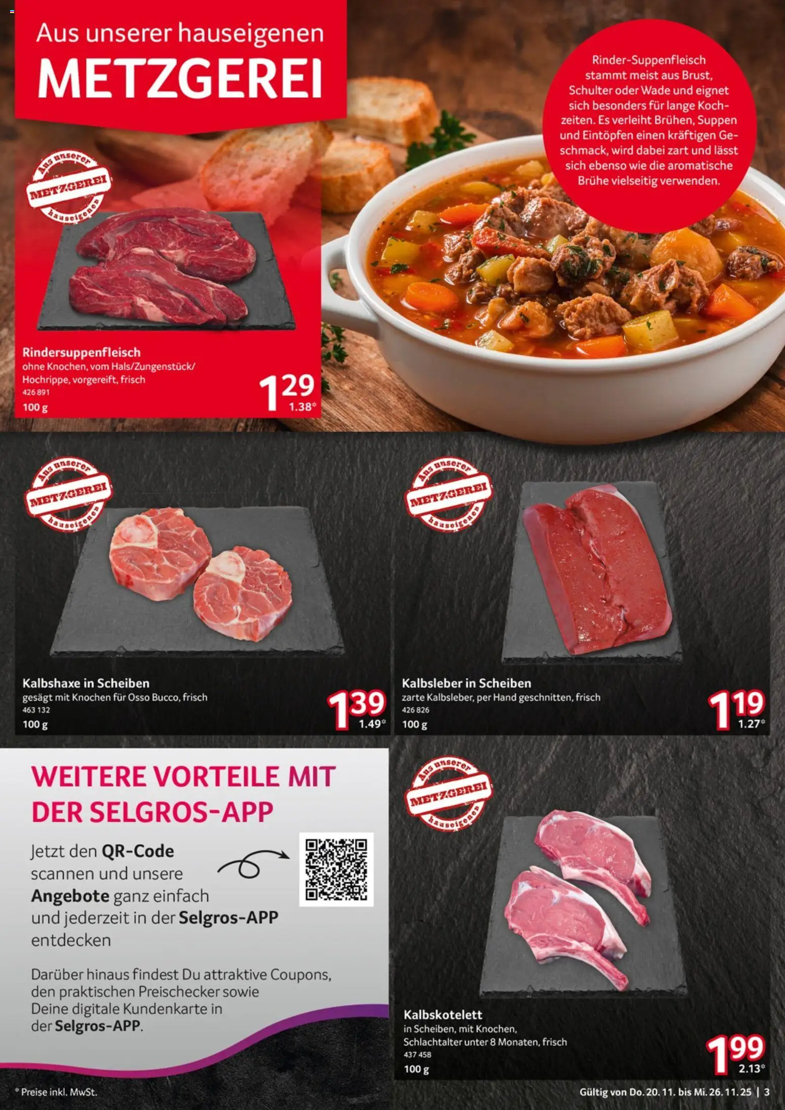 Selgros - Black Friday – gültig ab 20.11.2025 | Seite: 3 | Produkte: Kalbsleber