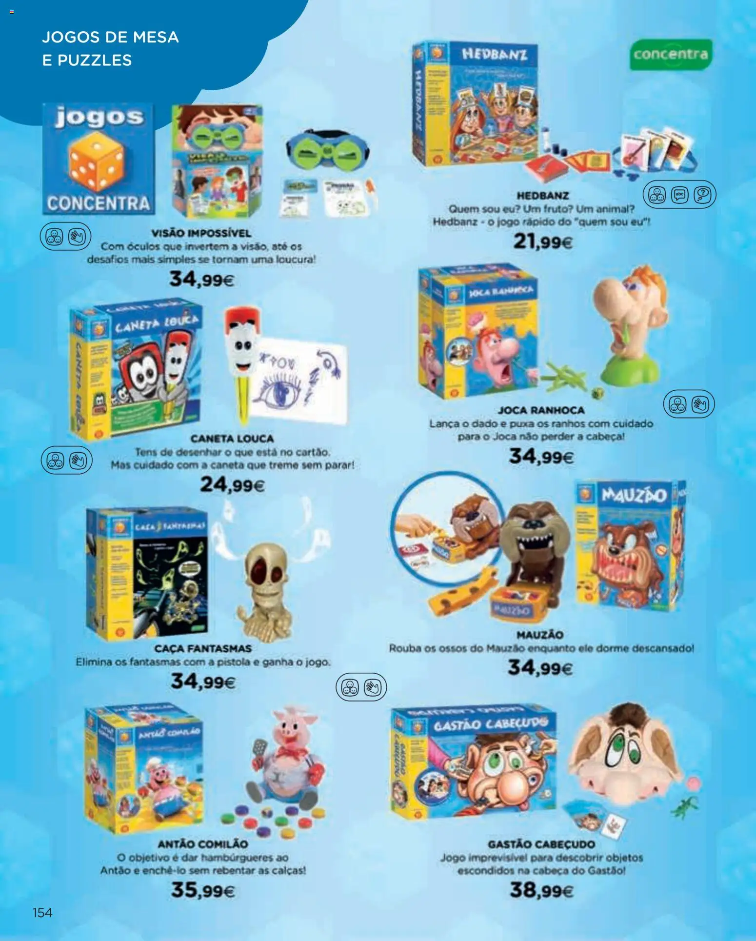 El Corte Ingles folheto │ válido de 11.11.2025 | Página: 154 | Produtos: Óculos, Jogos, Calças, Mesa