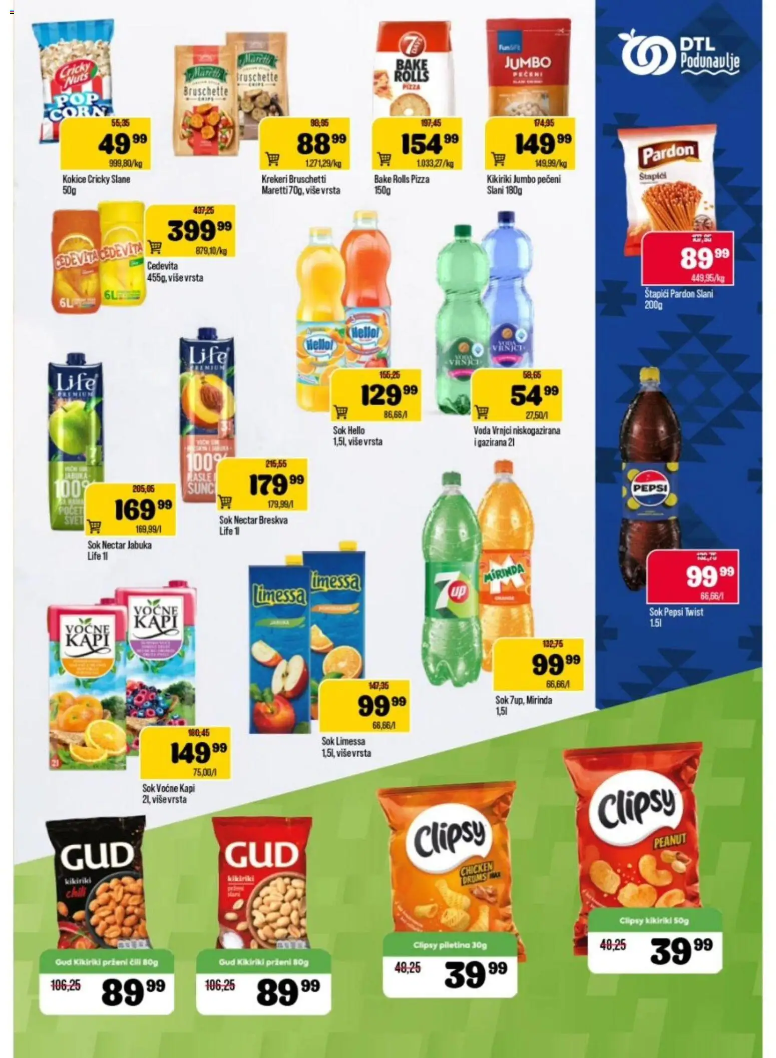 Podunavlje katalog - važi od 03.12.2025 | Strana: 9 | Proizvode: Cedevita, Voda, Sok, Breskva