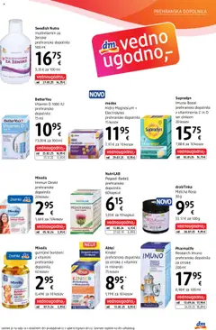 Novi DM Drogerie Markt katalog ponudbe – veljaven od 01.09.2025 | Stran: 21 | Izdelki: Prehranska dopolnila, Bonboni