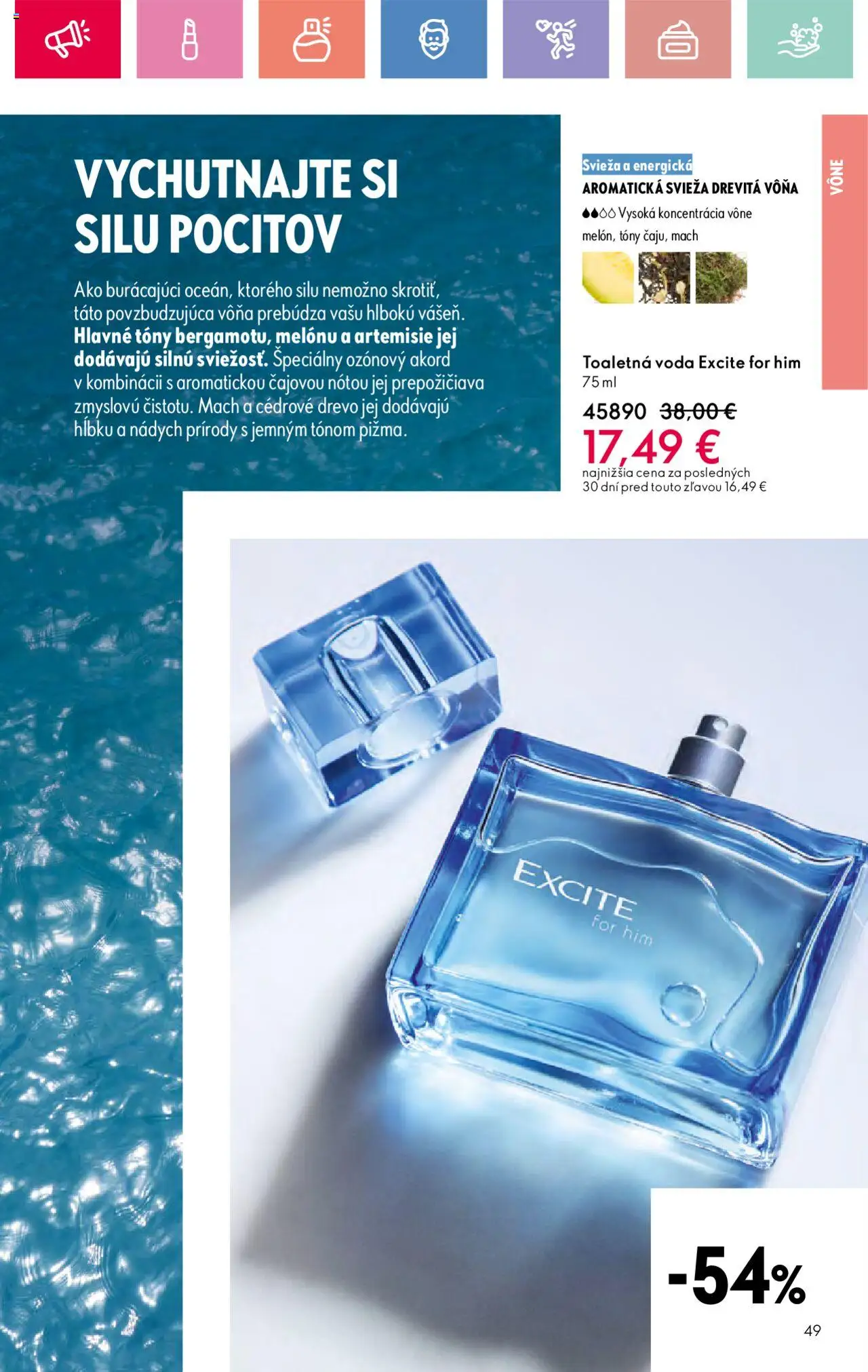 Katalóg Oriflame 12 2025 │ platný od 17.08.2025 | Strana: 49 | Produkty: Toaletná voda, Voda
