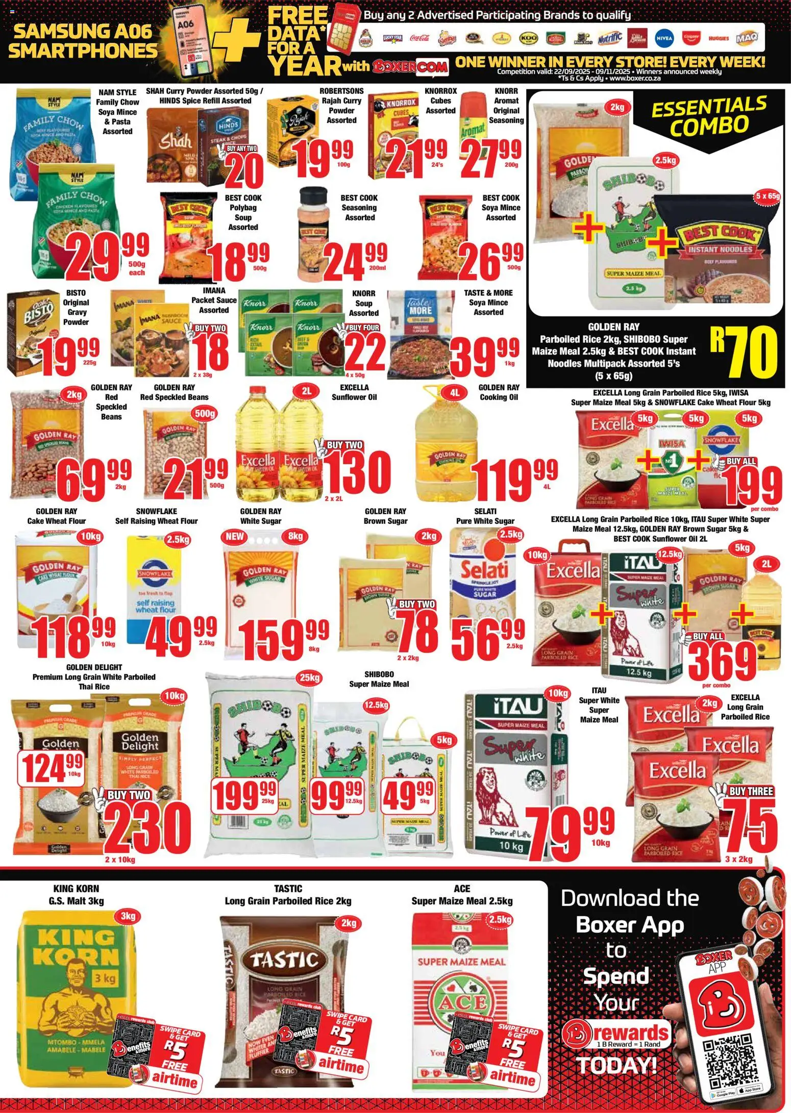 New Boxer catalogue – valid from 23.10.2025 | Page: 9 | Products: Cake, Oil, Powder, Sugar