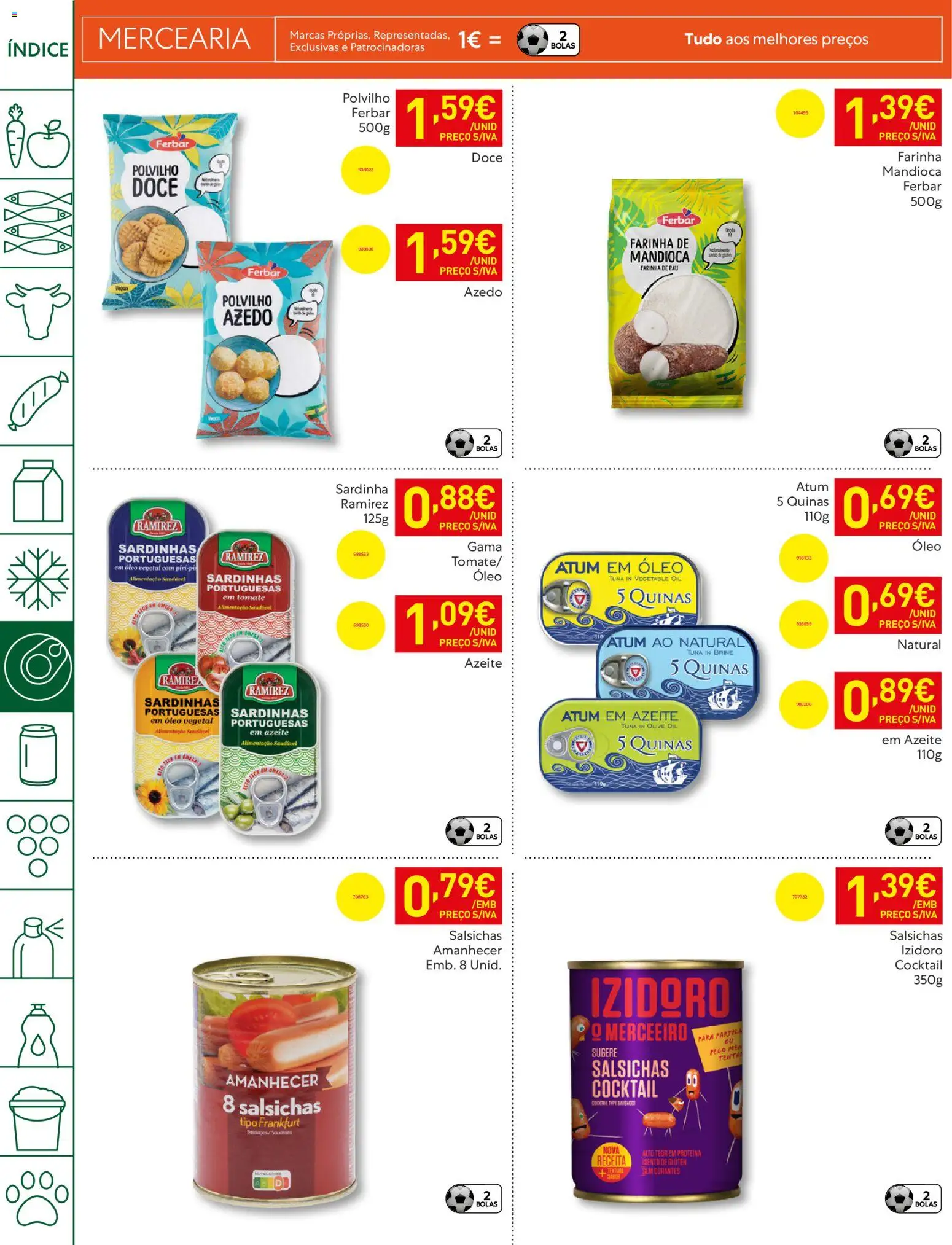 Recheio - Bons Negócios Madeira │ válido de 21.04.2026 | Página: 24 | Produtos: Atum, Azeite, Óleo, Tomate