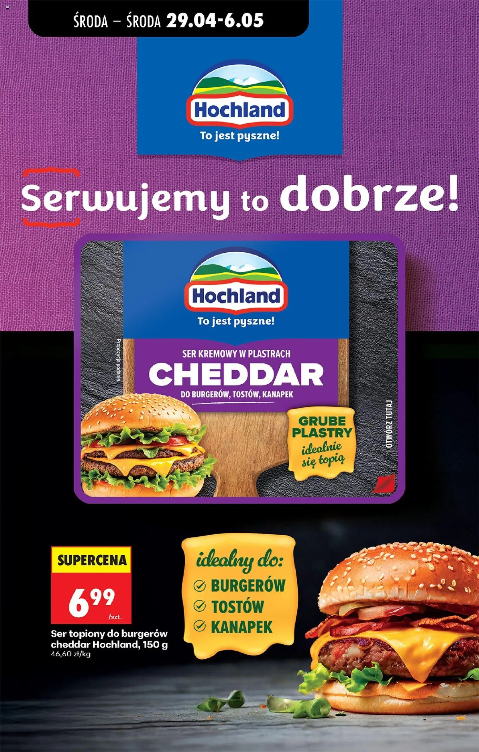 Biedronka gazetka od środy od 29.04.2026 | Strona: 70 | Produkty: Ser topiony, Ser, Cheddar