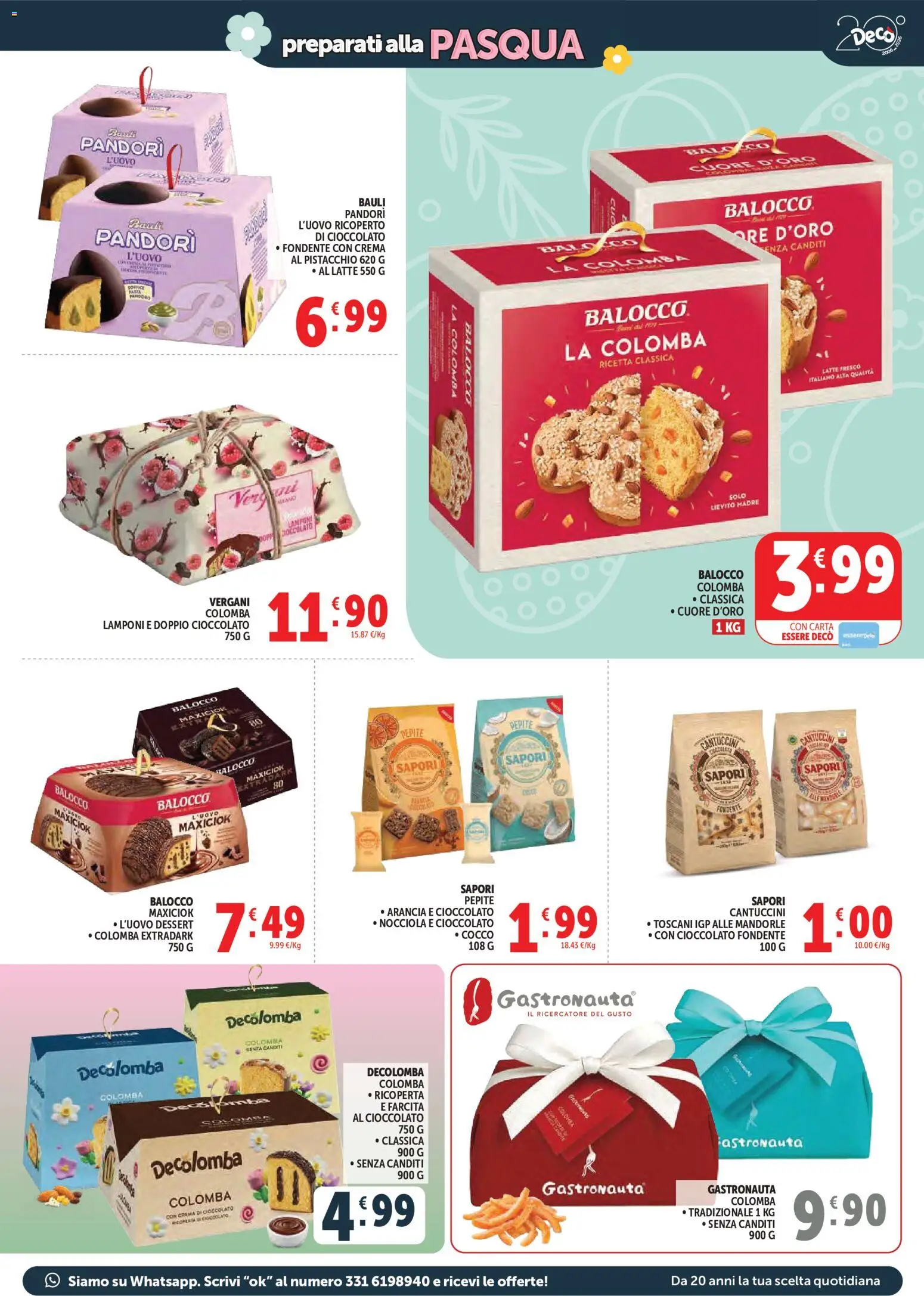 Volantino Decò del 19.03.2026 | Pagina: 3 | Prodotti: Cioccolato, Lamponi, Cocco, Arancia