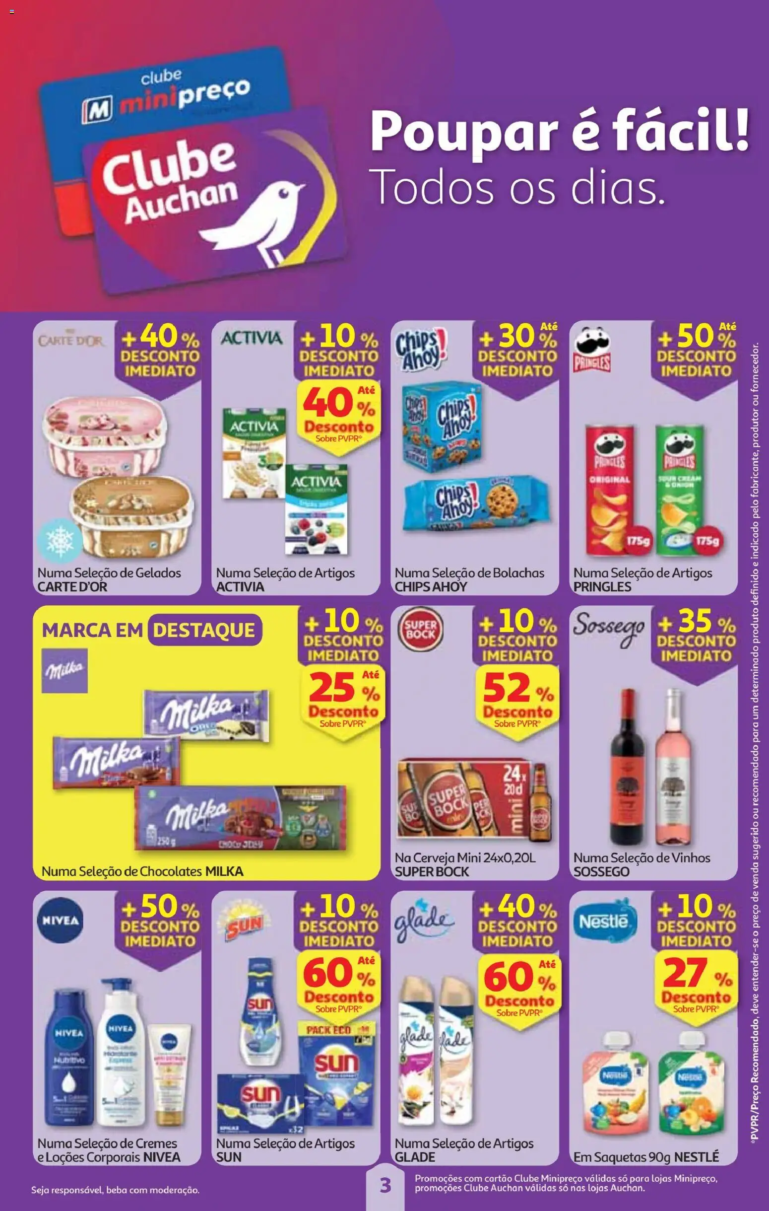 Minipreço folheto │ válido de 11.12.2025 | Página: 3 | Produtos: Bolachas, Super bock, Chocolates, Cerveja