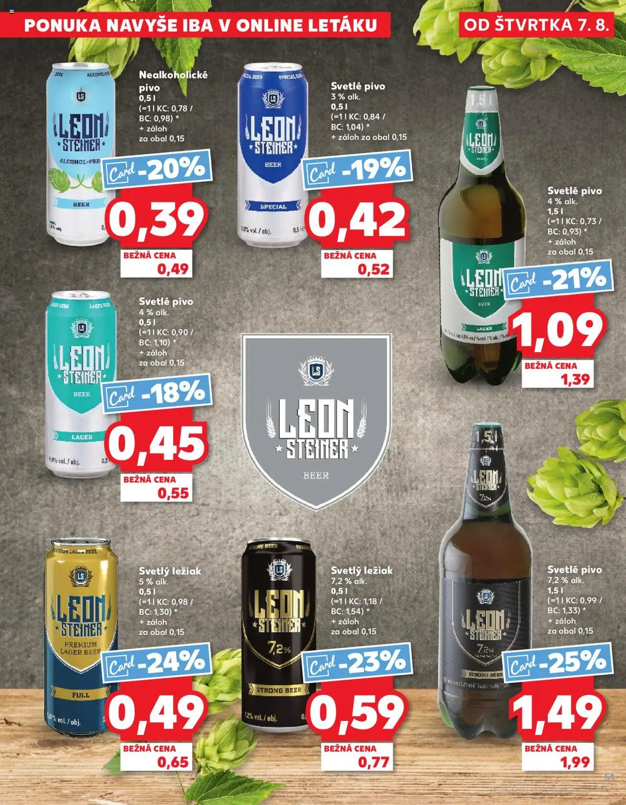 Kaufland SK akciós ujság - amely érvényes a következő dátumtól: 07.08.2025 | Oldal: 51