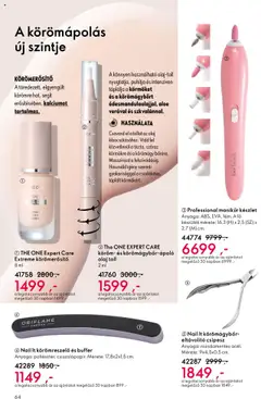 Oriflame akciós ujság - amely érvényes a következő dátumtól: 25.05.2025 | Oldal: 64 | Termékek: Manikűr készlet, Olaj