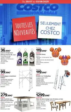 Costco - Prévisualisation de Costco catalogue nouveautés valide à partir de 30.07.2025
