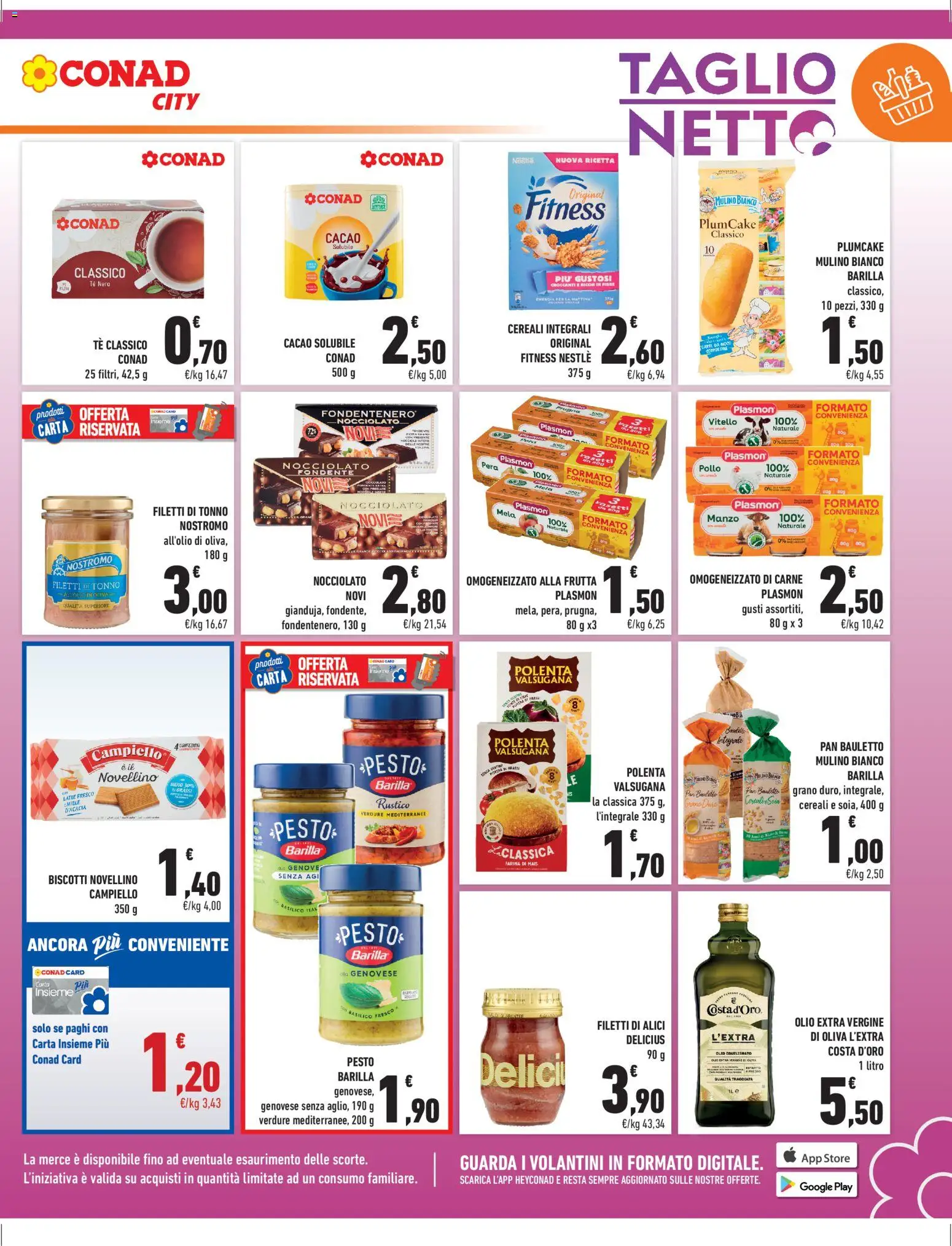 Volantino Conad del 14.11.2025 | Pagina: 3 | Prodotti: Tè, Olive, Pesto, Miele