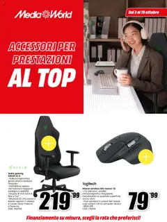 Anteprima del volantino Media World Accessori per Prestazioni al top catalogo valido a partire dal 03.10.2025