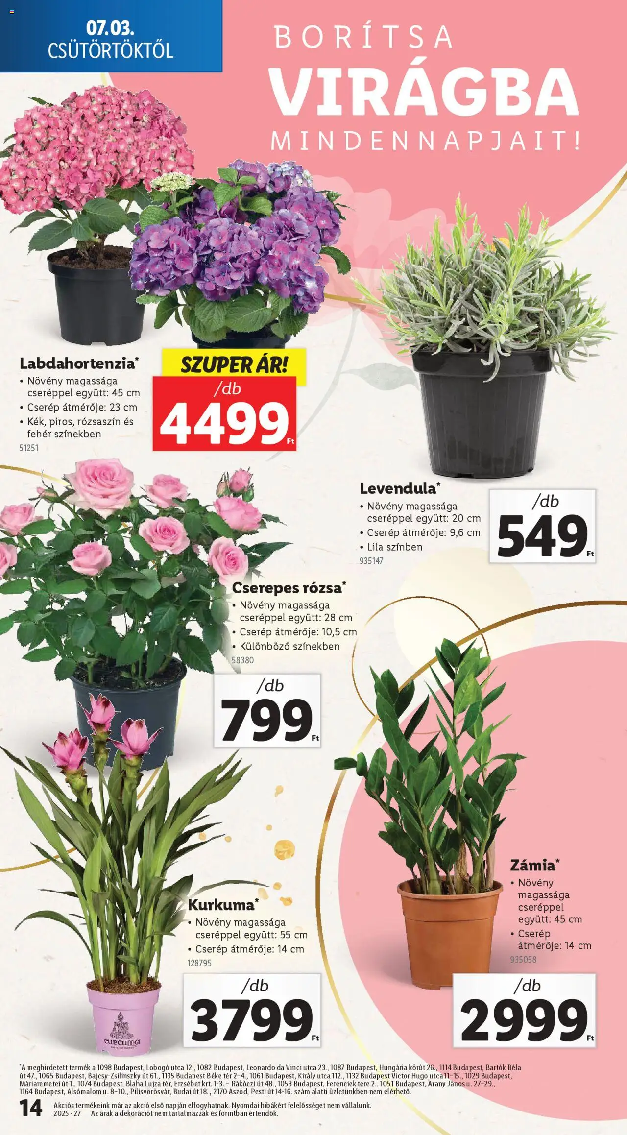 Lidl akciós ujság - amely érvényes a következő dátumtól: 03.07.2025 | Oldal: 14