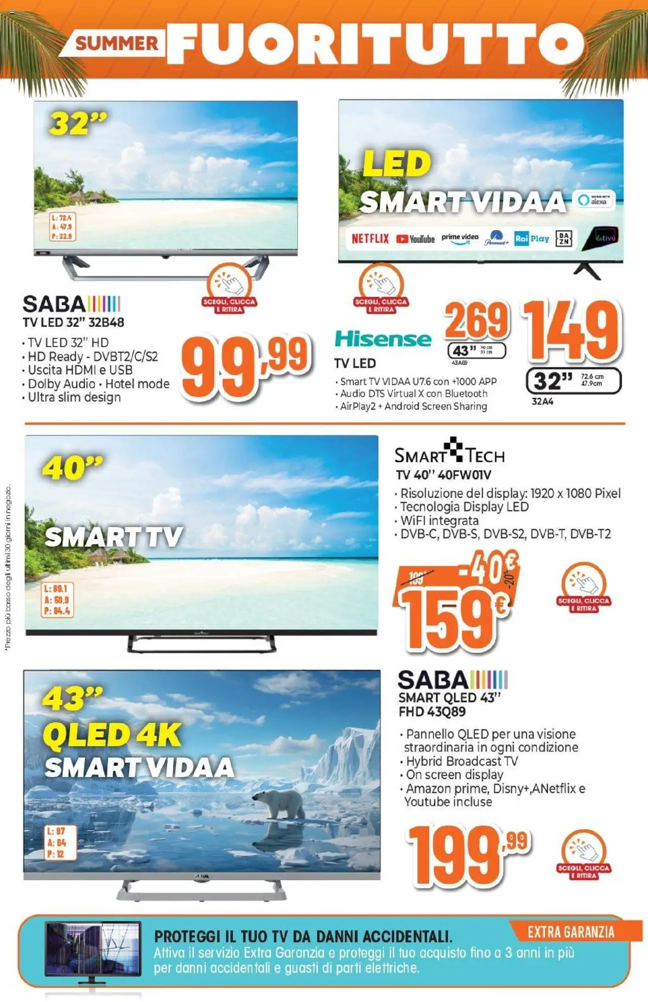 Volantino Expert del 31.07.2025 | Pagina: 27 | Prodotti: smart TV, TV, Video, USB