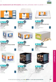 METRO - Prévisualisation de #METRO Restauration a table valide à partir de 02.03.2025 | Page: 167 | Produits: Sucre, Poids, Beurre, Biscuits
