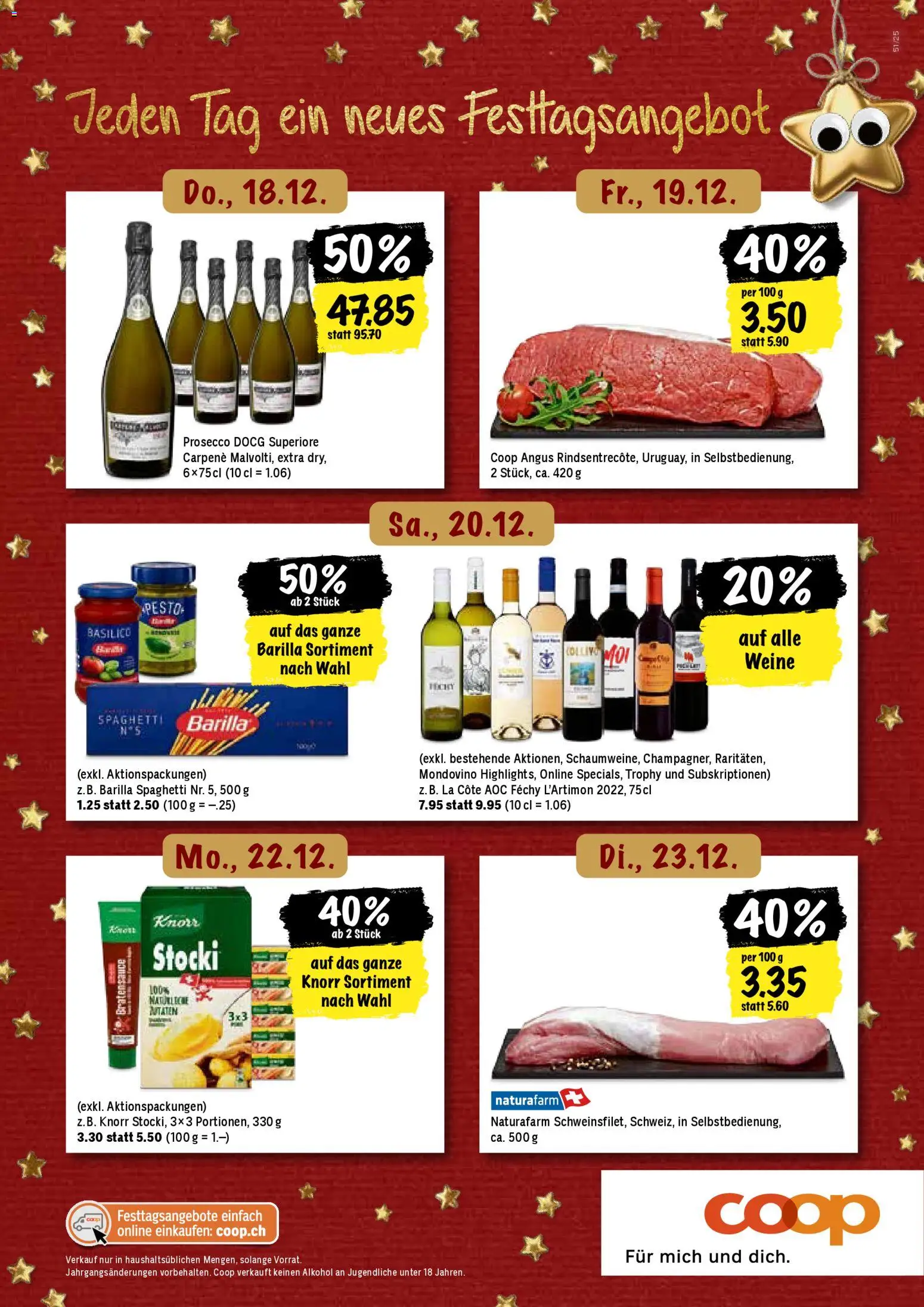 Coop Aktionen – gültig ab 18.12.2025 | Seite: 20 | Produkte: Barilla, Pasta