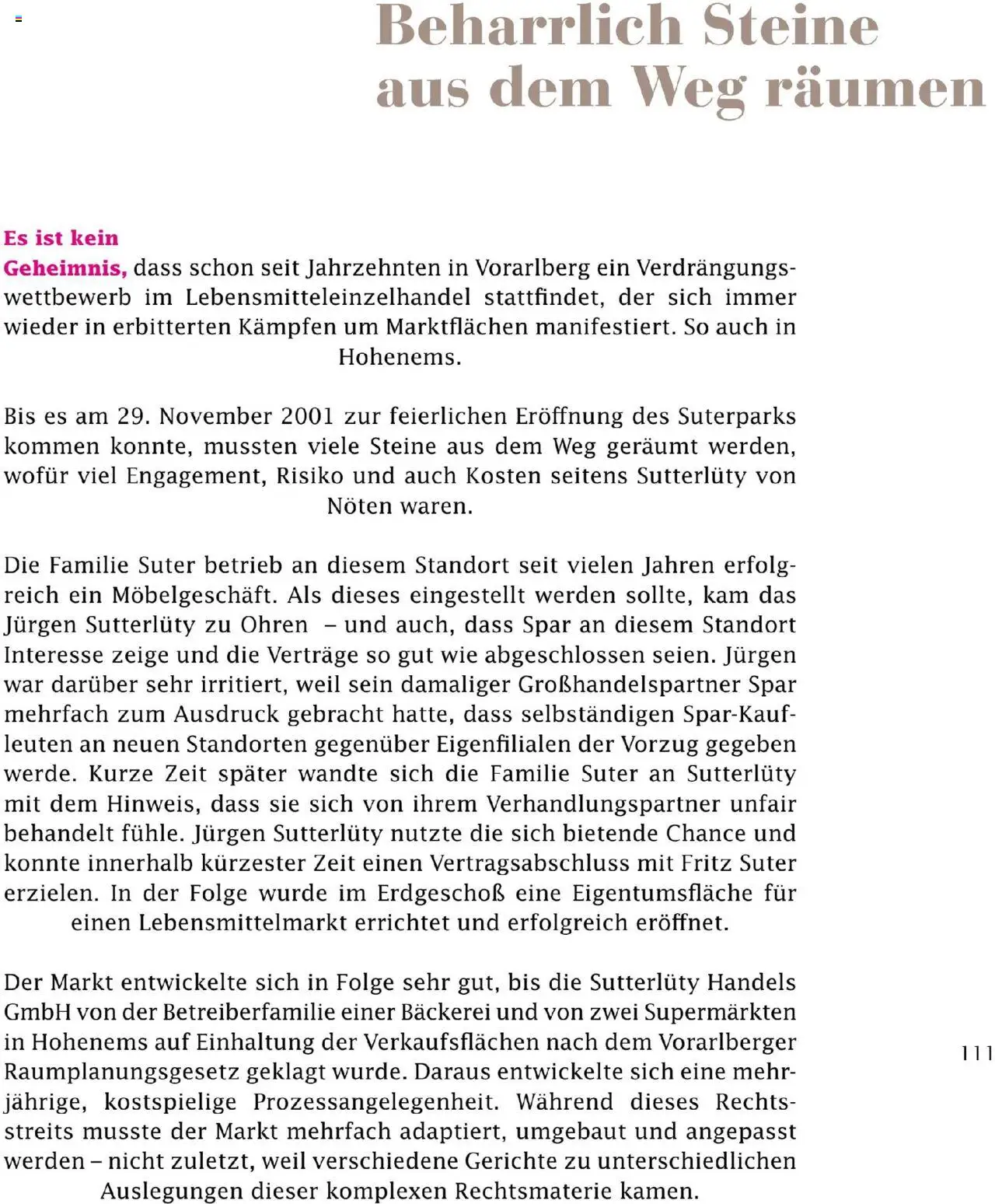 Sutterlüty Unsere Chronik gültig ab 01.08.2025 | Seite: 111 | Produkte: Bäckerei