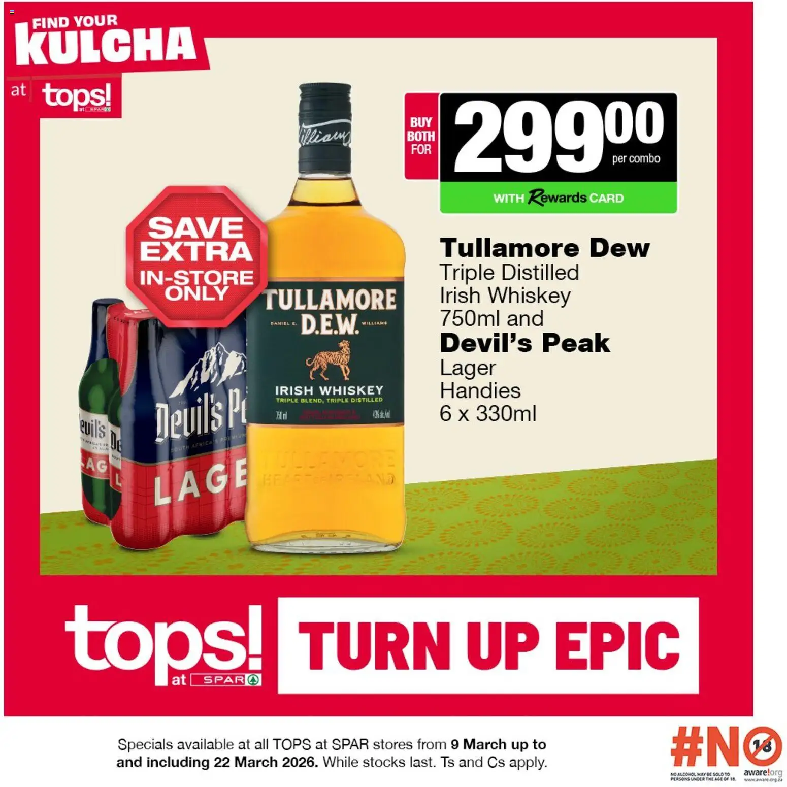 New Tops at Spar catalogue – valid from 09.03.2026 | Page: 16 | Products: Whiskey