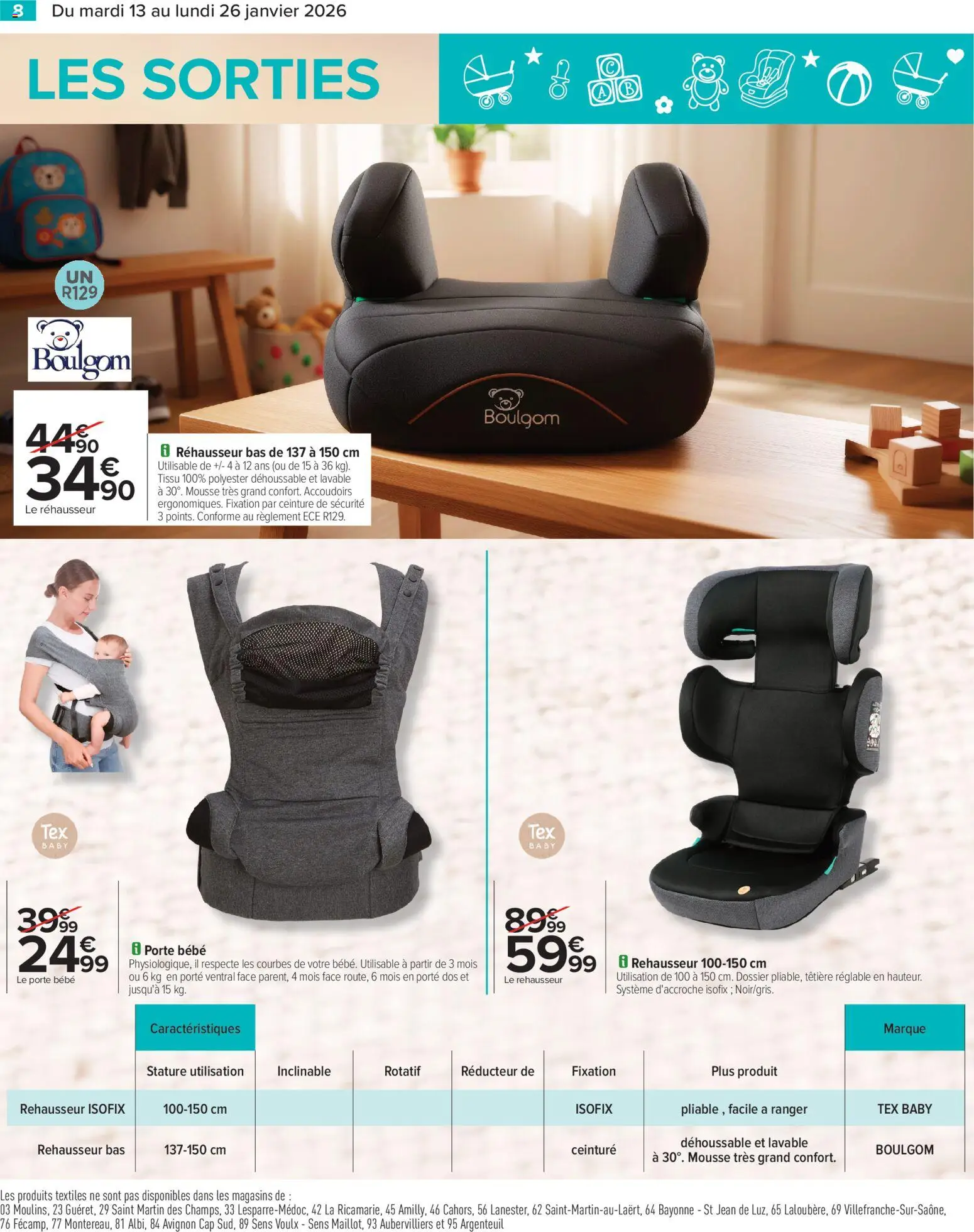 {H1} | Page: 10 | Produits: Ceinture, Mousse, Porte, Rehausseur isofix