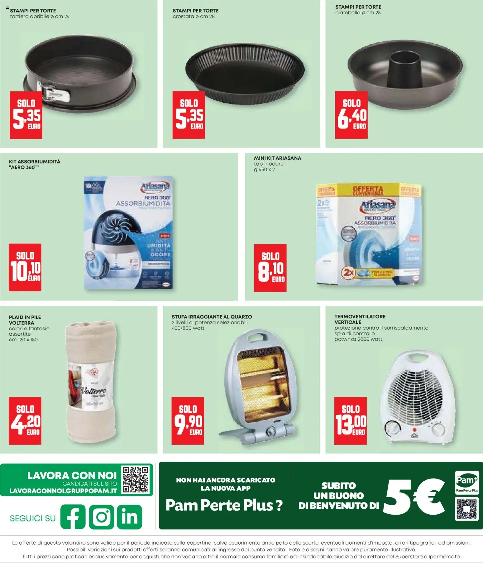 Volantino Panorama del 20.11.2025 | Pagina: 36 | Prodotti: Pile, Plaid, Tortiera, Stufa