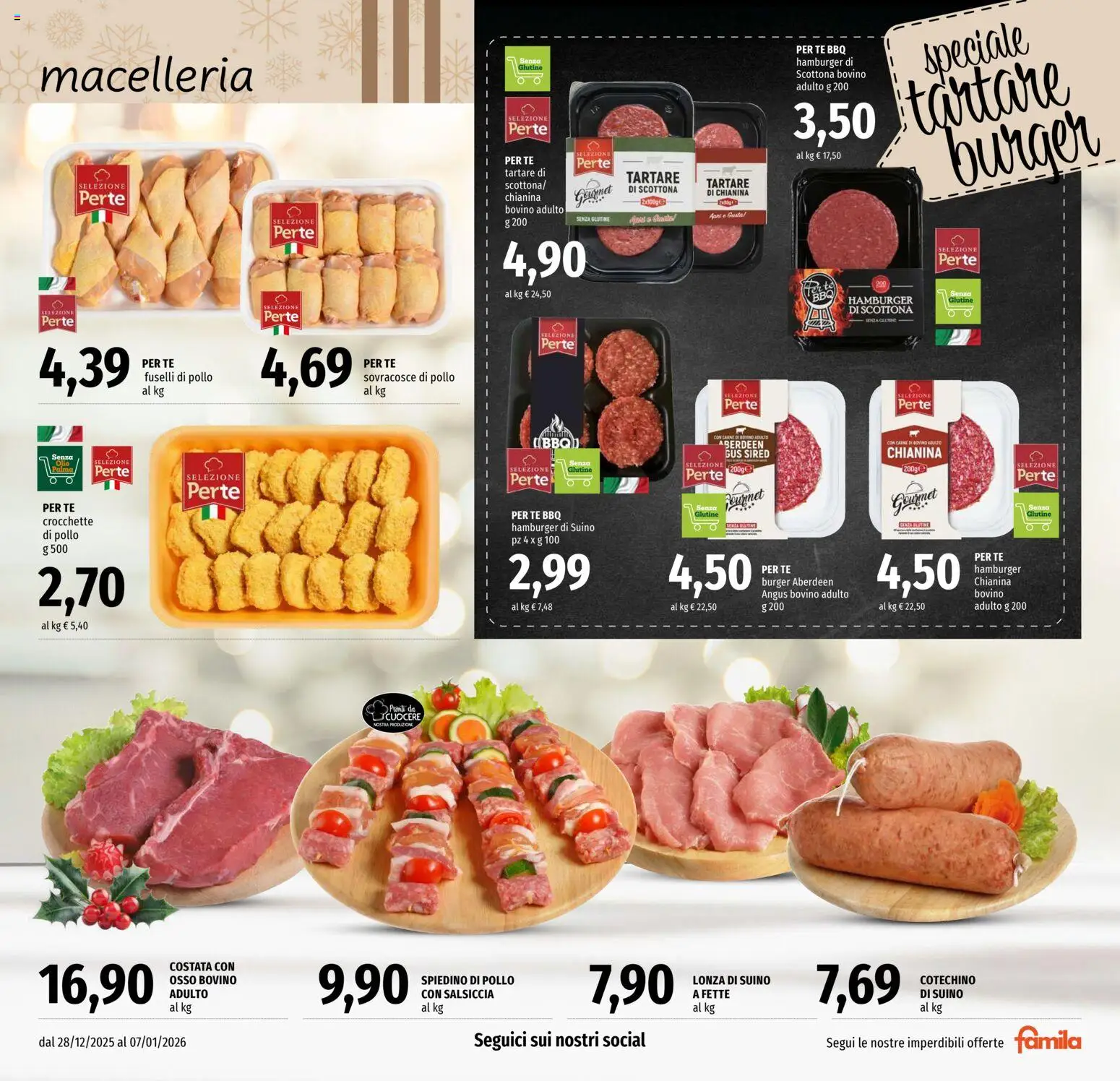 Volantino Famila del 28.12.2025 | Pagina: 5 | Prodotti: Tè, Olio, Crocchette, Cotechino