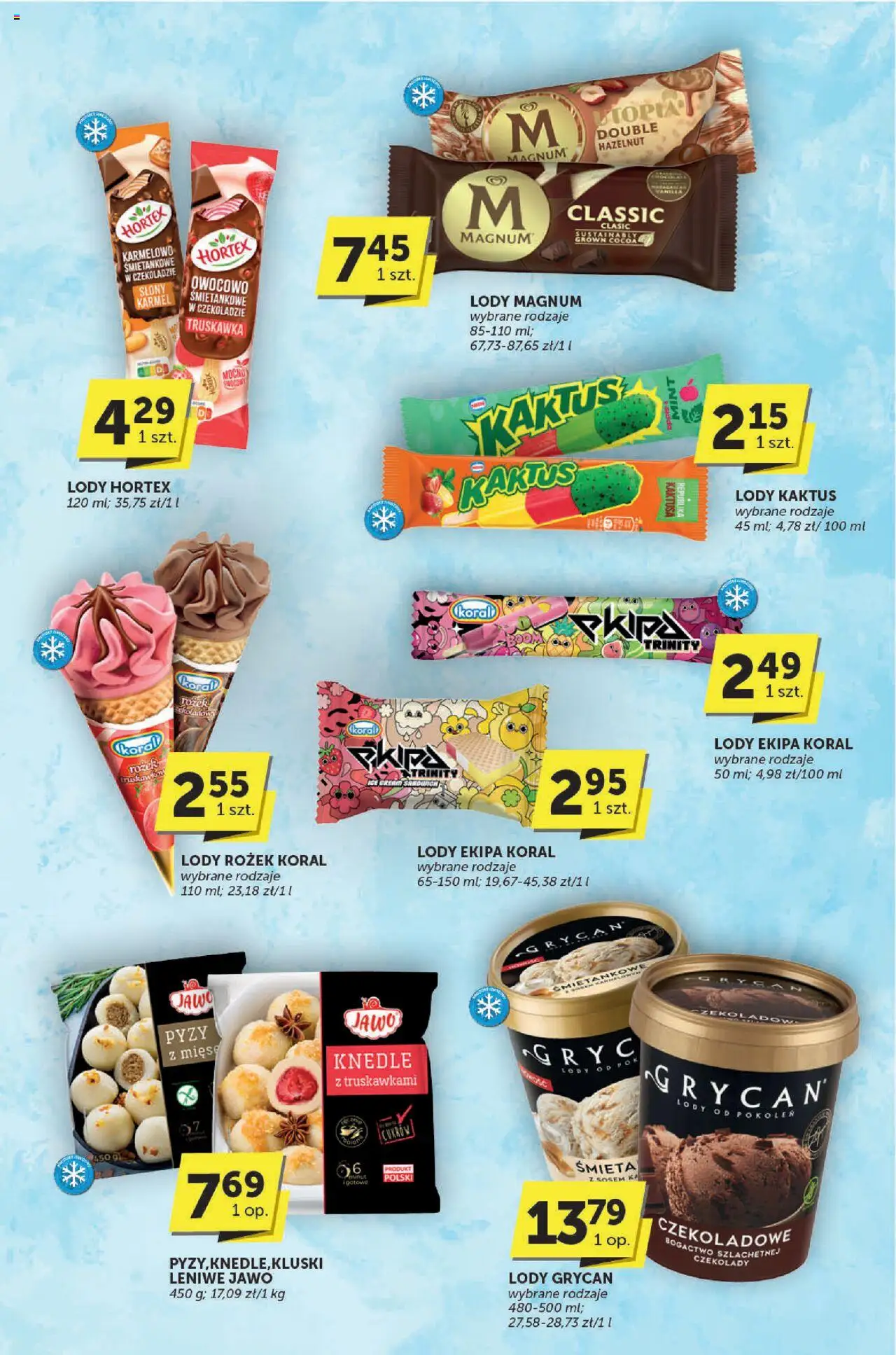ABC Gazetka - Katalog od 29.05.2025 | Strona: 11 | Produkty: Czekolady, Lody Grycan, Knedle, Lody Kaktus
