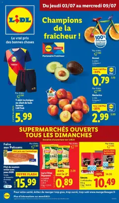  | Page: 1 | Produits: Avocat, Saumon entier, Senseo, Chips