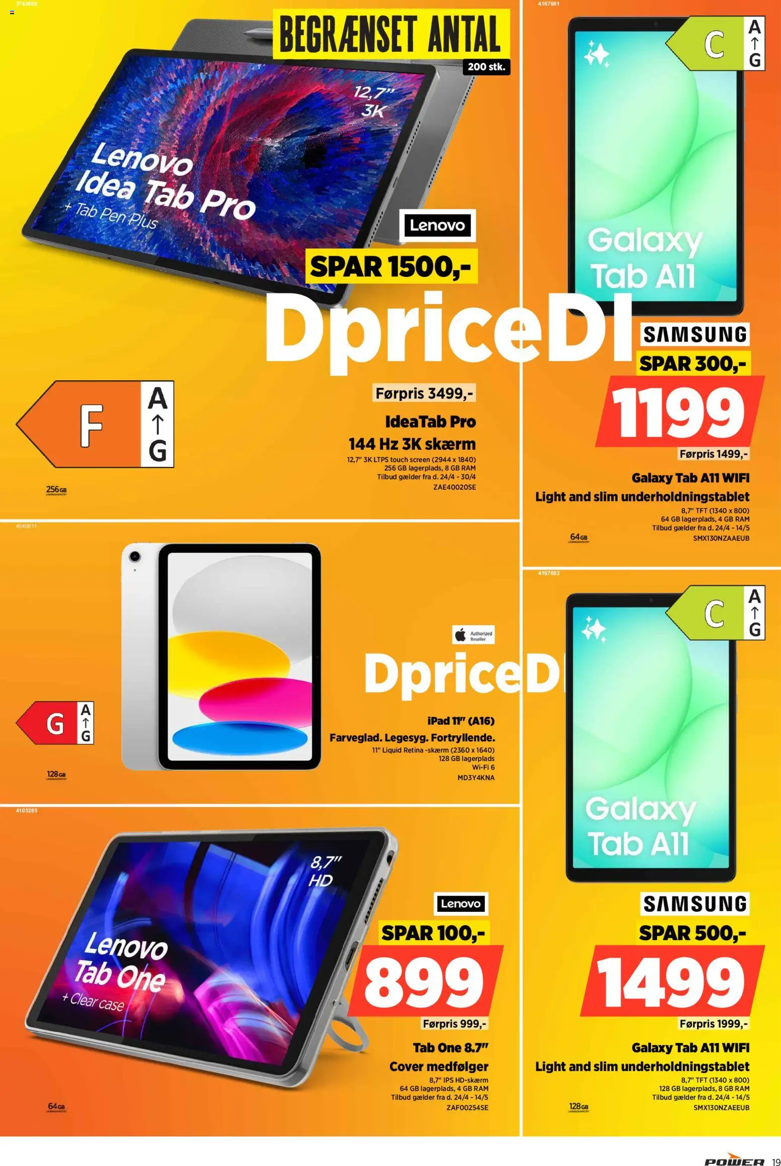 Power tilbudsavis – gyldig fra 24.04.2026 | Side: 19 | Produkter: RAM, Case, Skærm