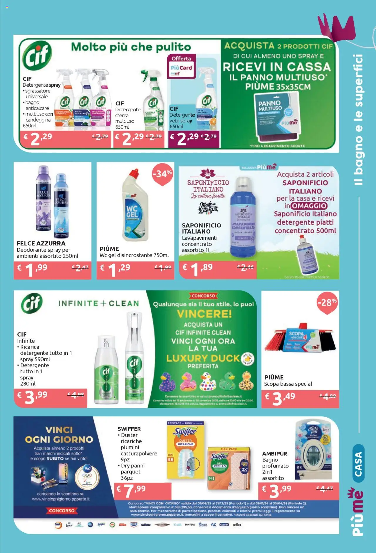 Volantino IperSoap del 06.10.2025 | Pagina: 5 | Prodotti: Crema, Detergente, Scopa, WC