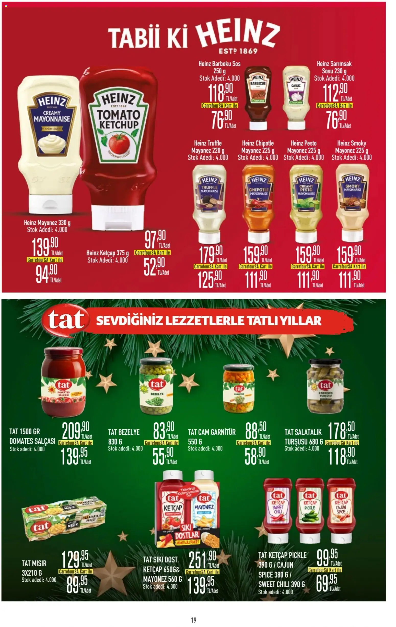 CarrefourSA Katalog - 18.12.2025 tarihinden itibaren geçerlidir | Sayfa: 20 | Ürünler: Salatalık, Mayonez, Sos, Bezelye